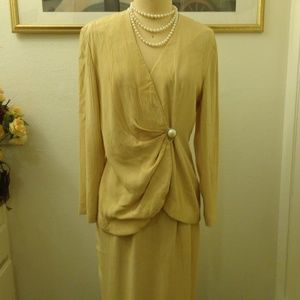 Vintage Taurus II Cream Color Suit